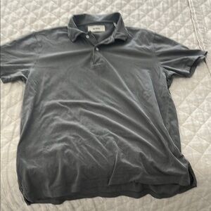 Men's M Buck Mason Sueded Cotton Polo